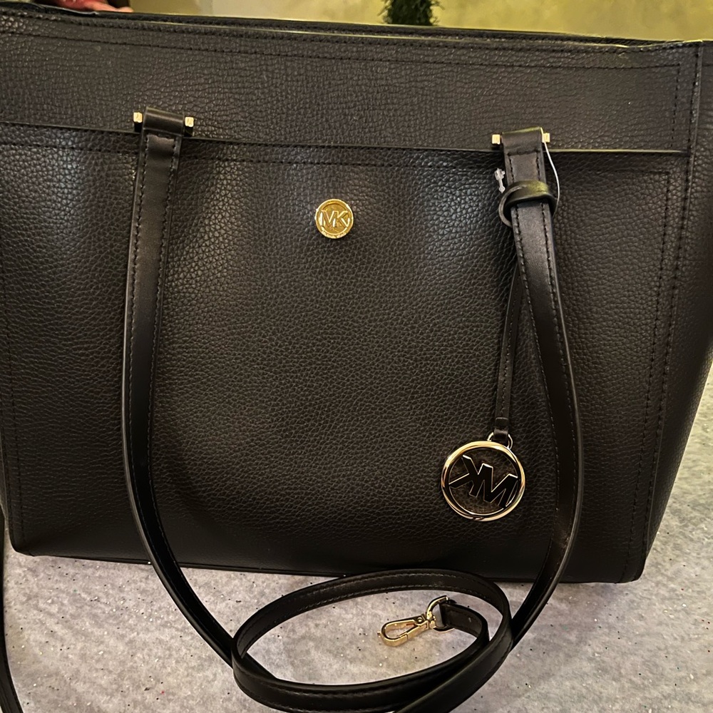 Black Michael Kors “Maisie” 3 in 1 tote